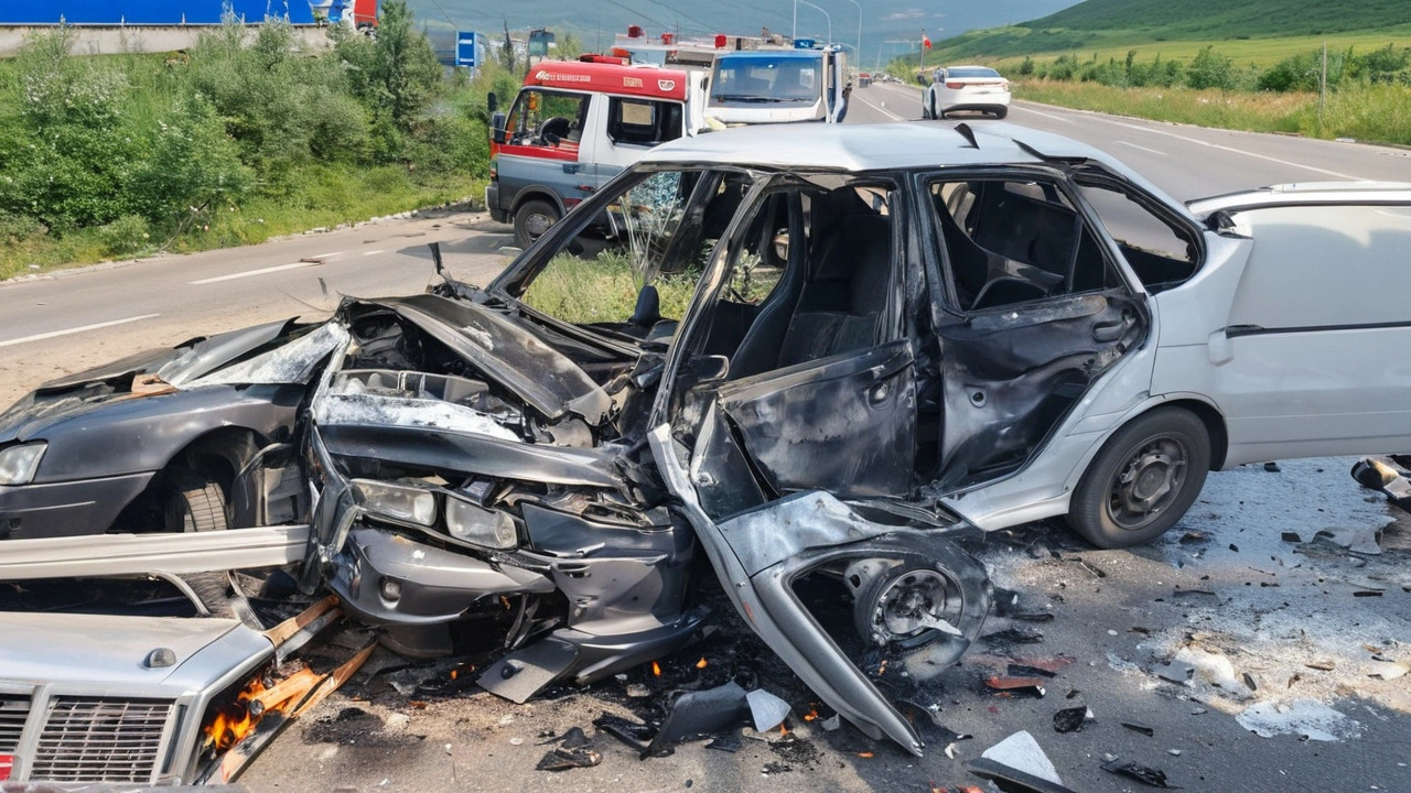Смертельное ДТП под Новороссийском: женщина погибла в аварии, разорвавшей автомобиль